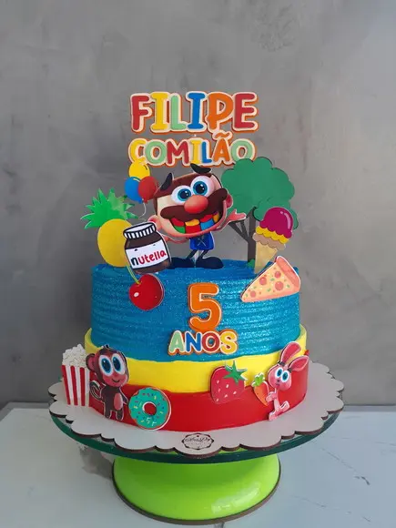Arquivo de Corte Topo de Bolo Ze Comilão