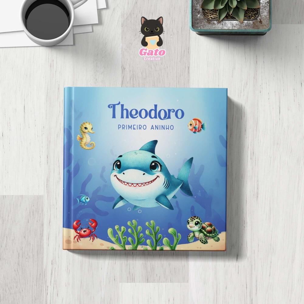 Capa de álbum Fundo do Mar meino  Tubarão