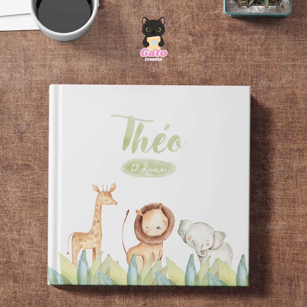Capa para álbum Safari Aquarela