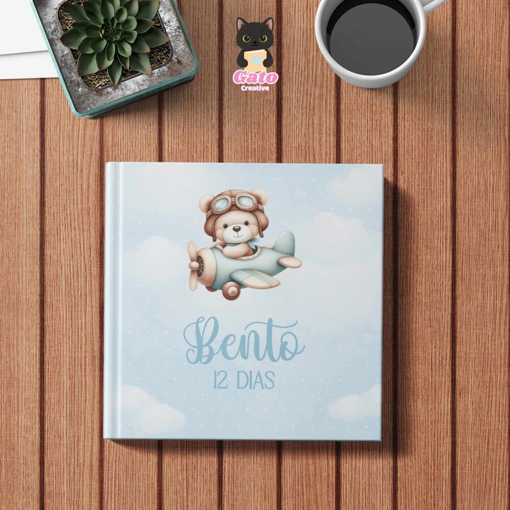 Capa  - Urso Aviador Newborn