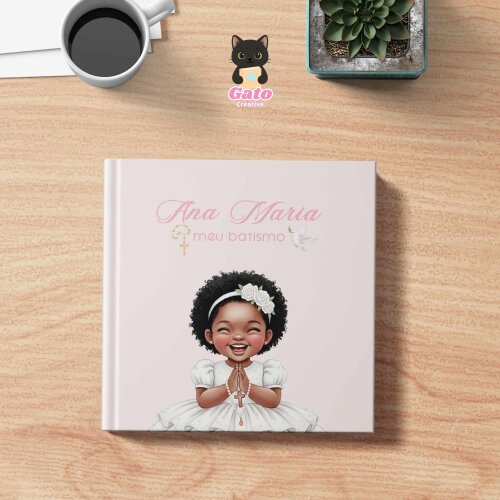 Capa  - Batizado Menina Negra