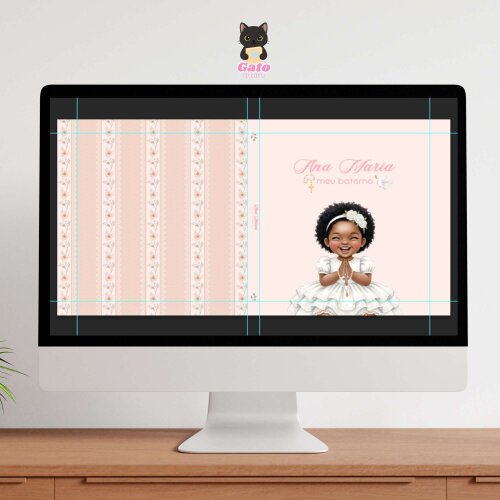 Capa  - Batizado Menina Negra