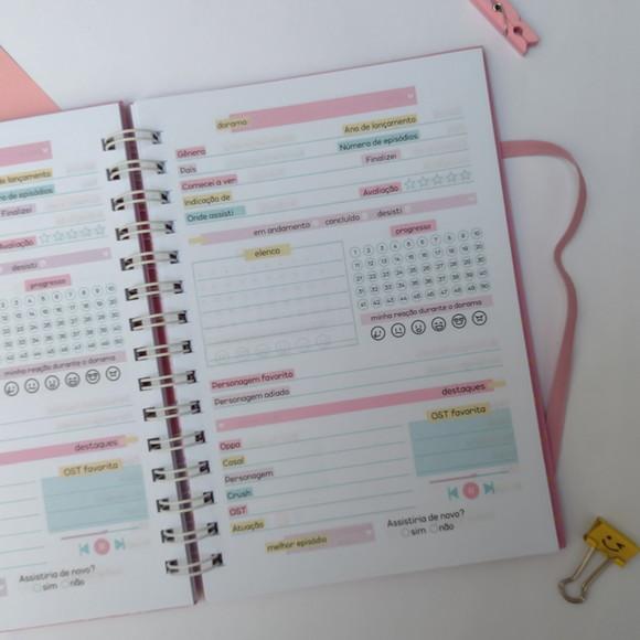 Diário de Doramas Collors - Caderno de Dorama
