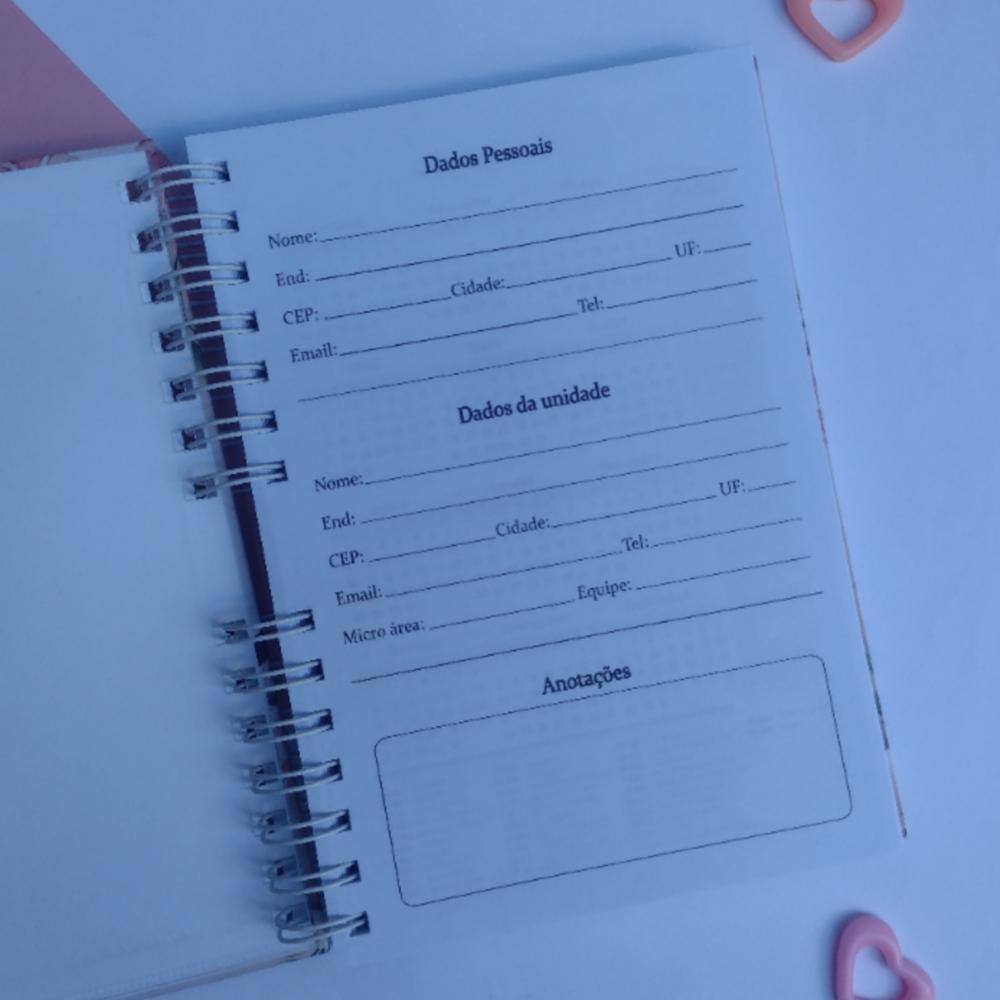 Caderno de Cadastro Técnico em Agente de Saúde - Casa Azul