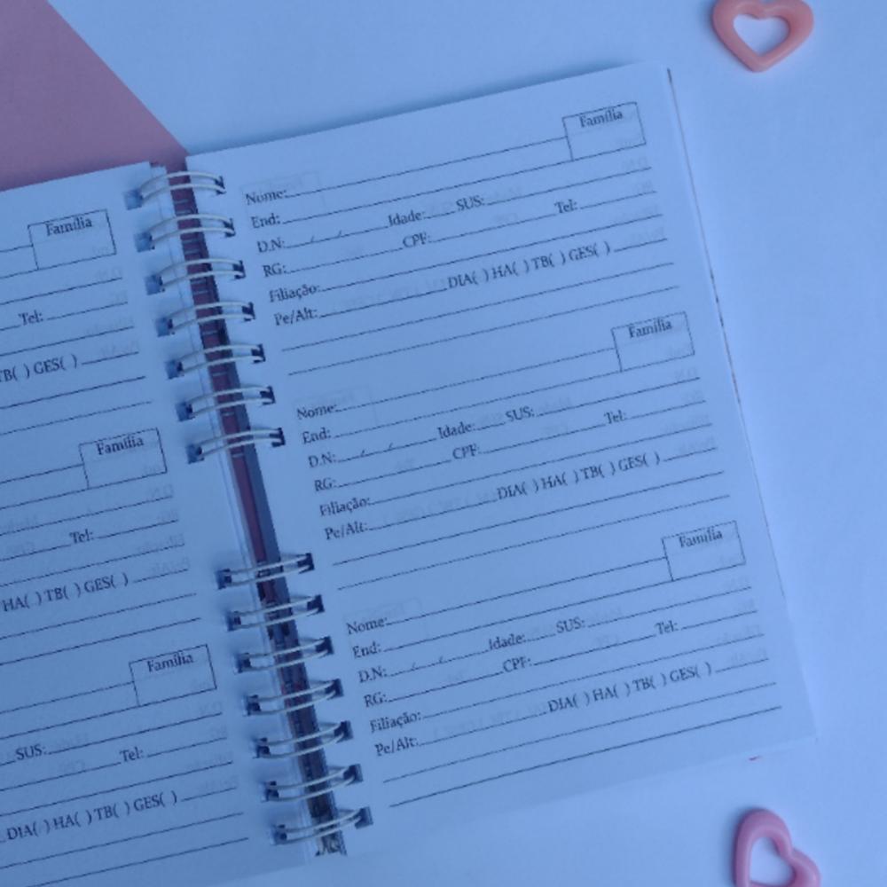 Caderno de Cadastro Técnico em Agente de Saúde - Casa Azul