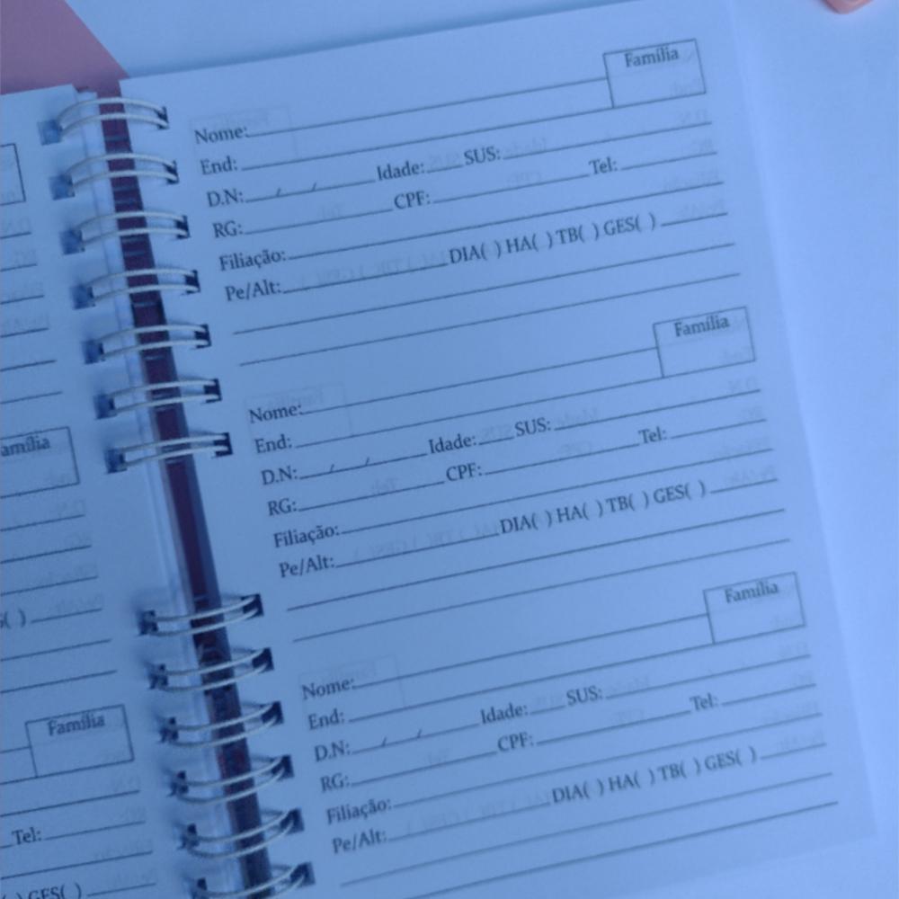 Caderno de Cadastro Agente Comunitário de Saúde - Floral