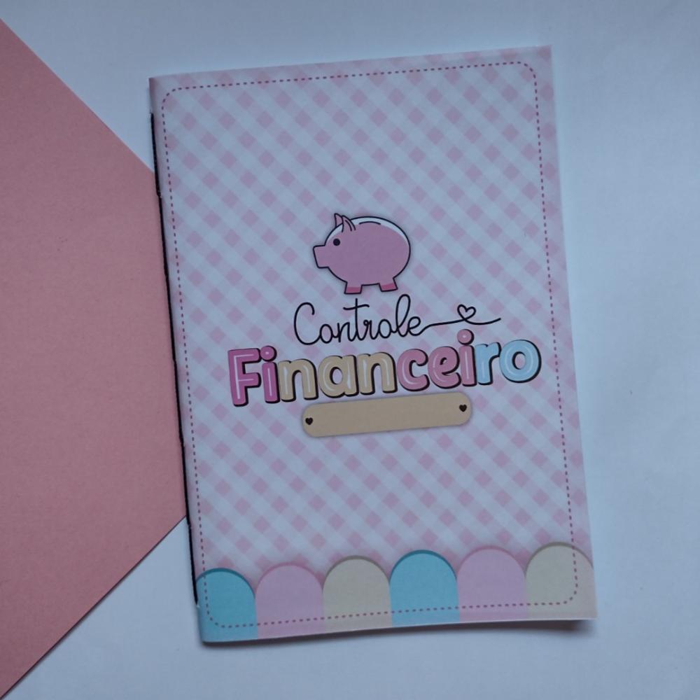 Caderno de Controle Financeiro Brochurinha - Porquinho