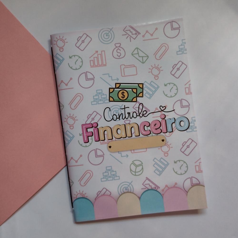 Caderno de Controle Financeiro Brochurinha - Rabiscos