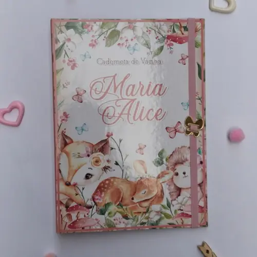 Capa para Caderneta de Vacina Bosque