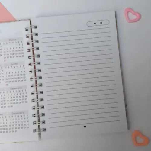 Caderno Santinha A5 - Caderno Pautado Personalizado