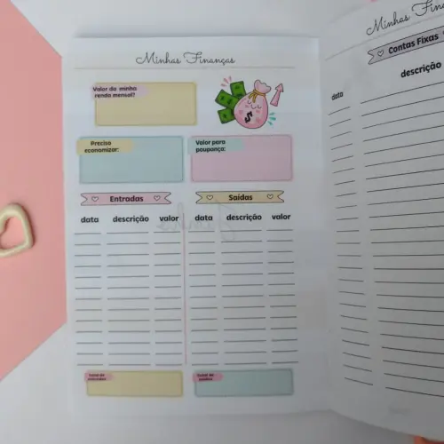 Caderno de Controle Financeiro Brochurinha - Mude o Plano