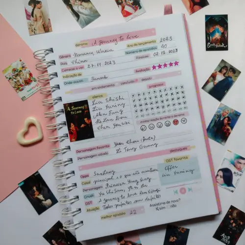 Diário de Doramas Collors - Caderno de Dorama