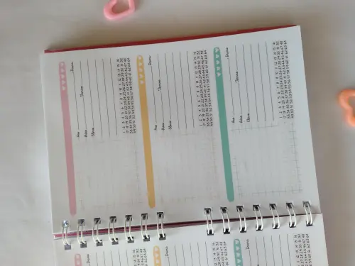 Caderno de Doramas - Coração Coreano Rosa