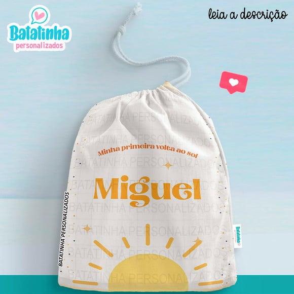 Saquinho Lembrancinha Minha Primeira Volta ao Sol