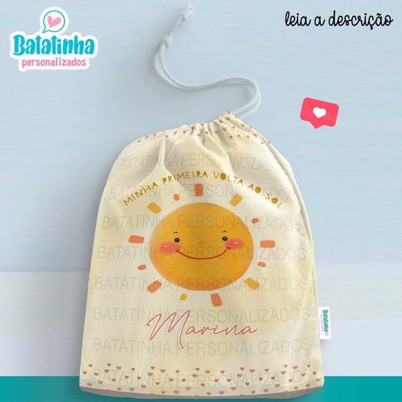 Saquinho Lembrancinha Primeira Volta ao Sol