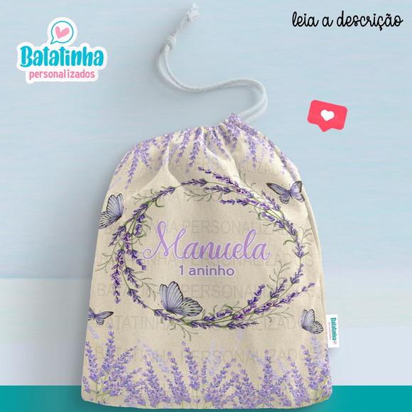 Sacolinha / Saquinho Lembrancinha Lavanda