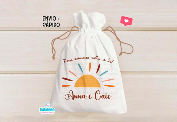 Saquinho Personalizado Primeira Volta ao Sol