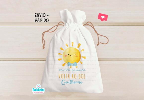 Saquinho Personalizado Primeira Volta ao Sol