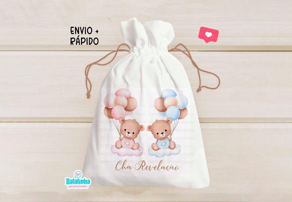 Saquinho Lembrancinha Chá Revelação