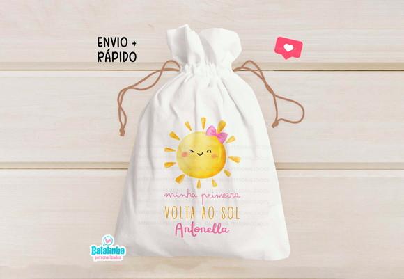 Saquinho Personalizado Primeira Volta ao Sol