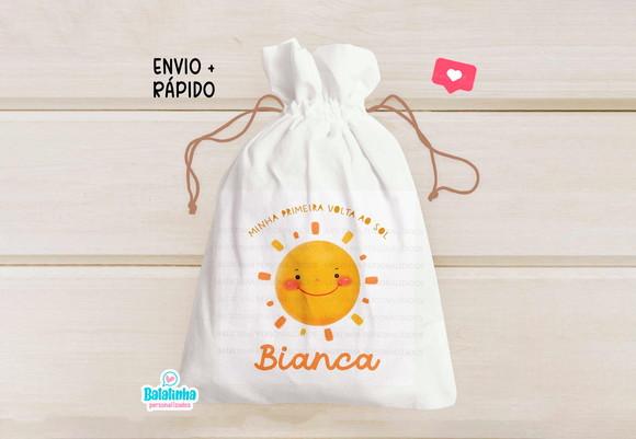 Saquinho Personalizado Primeira Volta ao Sol