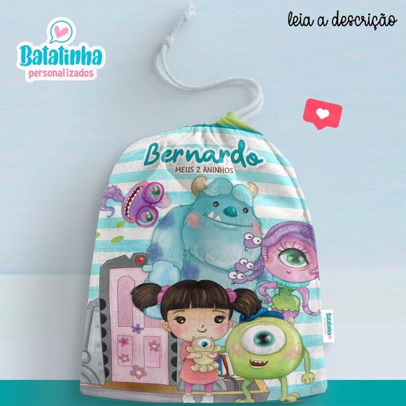 Saquinho Slembrancinha Monstros Sa