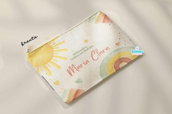 Necessaire Lembrancinha Primeira Volta ao Sol