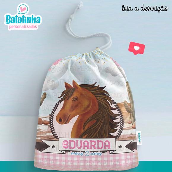Sacolinha / Saquinho Surpresa - Cavalo / Country