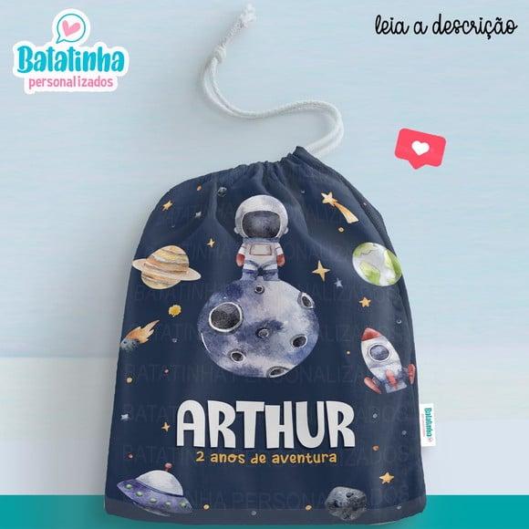 Saquinho Lembrancinha Astronauta