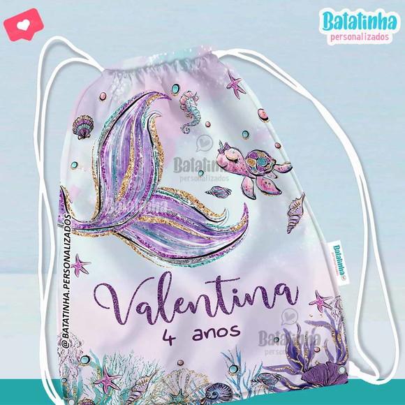Mochila Saco - Sereia