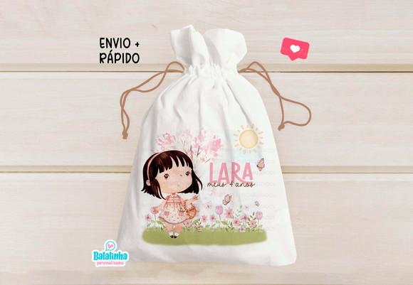 Saquinho Personalizado Jardim Encantado