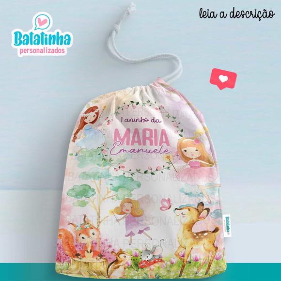 Sacolinha / Saquinho Surpresa - Jardim / Bosque Fadas