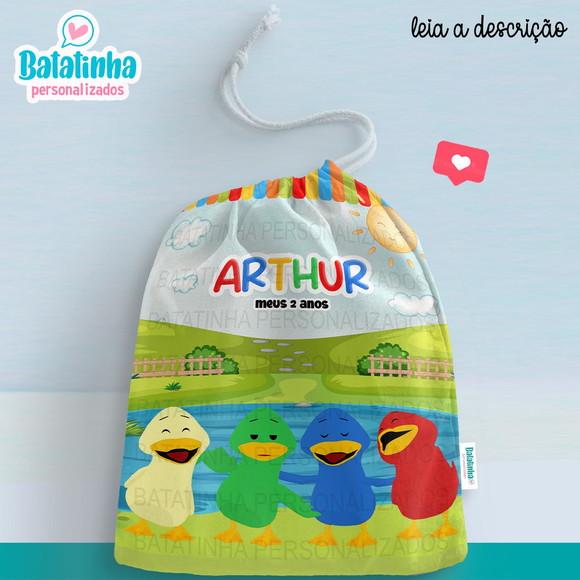 Saquinho Patinho Colorido / Bento e Totó