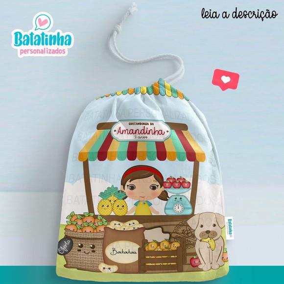 Sacolinha / Saquinho Surpresa - Quitandinha / Quitanda