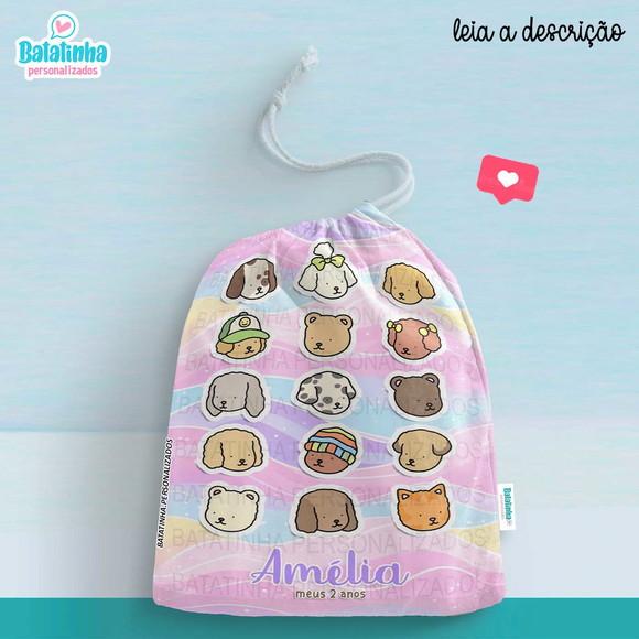 Saquinho Personalizado Lembrancinha Bobbie Goods