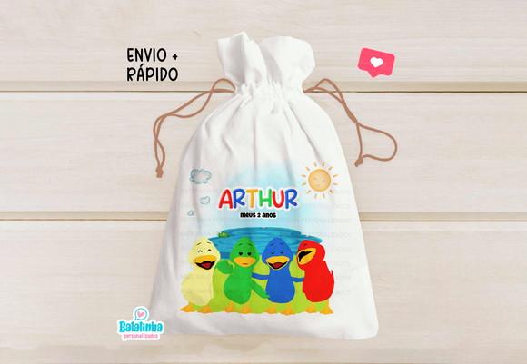 Saquinho Personalizado Patinho Colorido