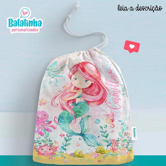 Sacolinha / Saquinho Surpresa - Sereia