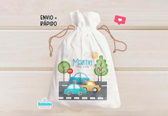 Saquinho Personalizado Meios de Transporte