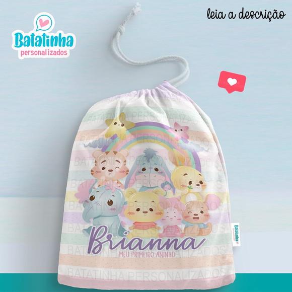 Sacolinha / Saquinho Surpresa - Ursinho Pooh