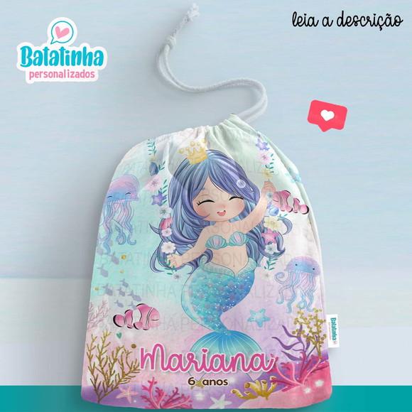 Sacolinha / Saquinho Surpresa - Sereia