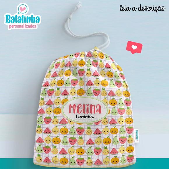 Sacolinha / Saquinho Surpresa - Frutinha / Tutti Frutti