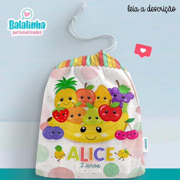 Sacolinha / Saquinho Surpresa - Frutinha / Tutti Frutti