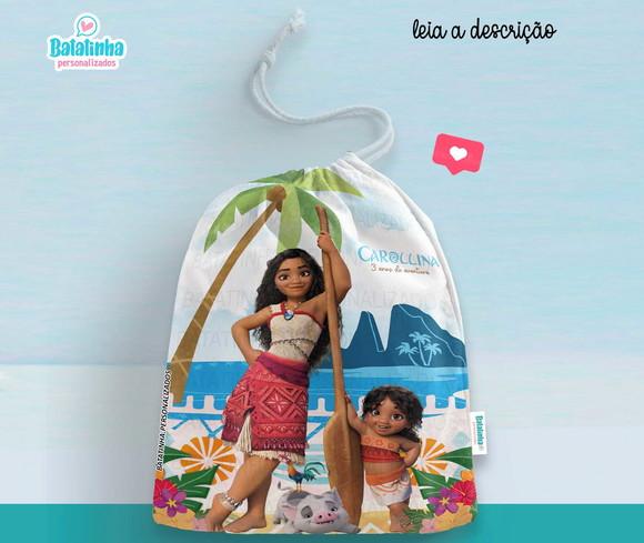 Saquinho Personalizado Moana