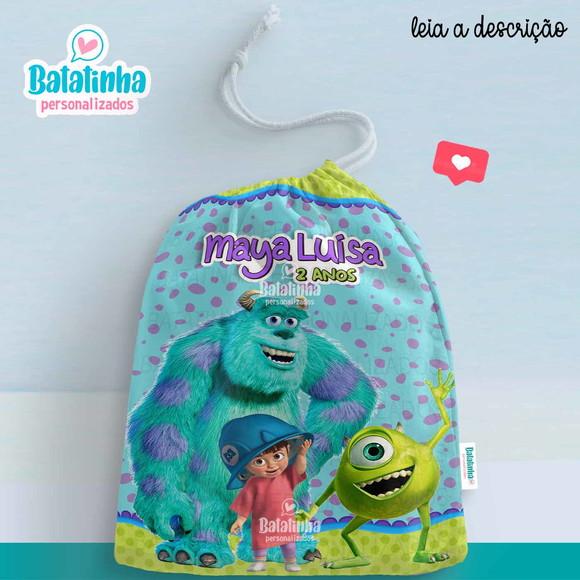 Saquinho Personalizado Monstros Sa