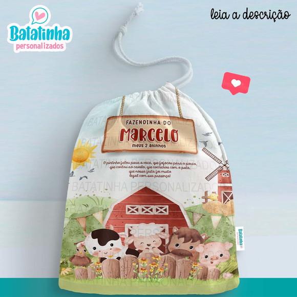 Sacolinha / Saquinho Surpresa - Fazendinha