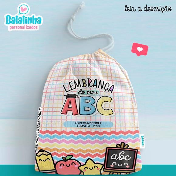 Saquinho Lembrancinha Abc