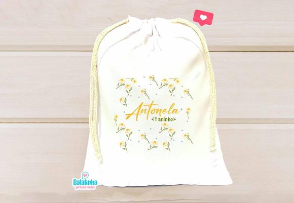 Saquinho Personalizado Margarida 15x20cm