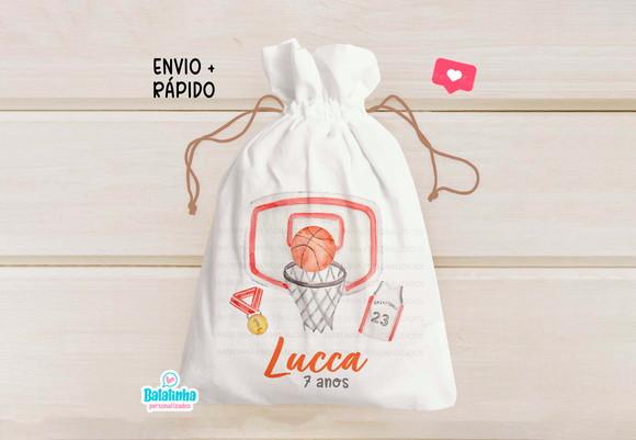 Saquinho Personalizado Basquete
