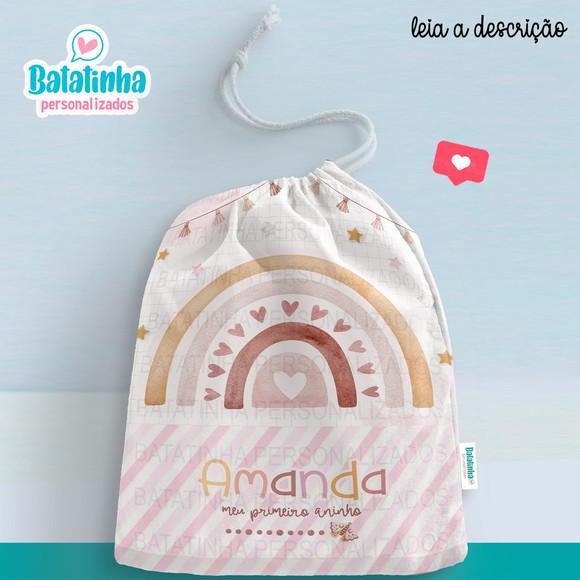 Sacolinha / Saquinho Surpresa - Arco Íris Boho