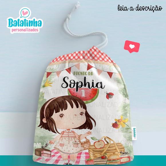Sacolinha / Saquinho Surpresa - Picnic / Piquenique
